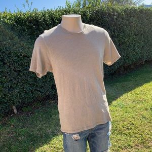 Yeezy style cream T shirt